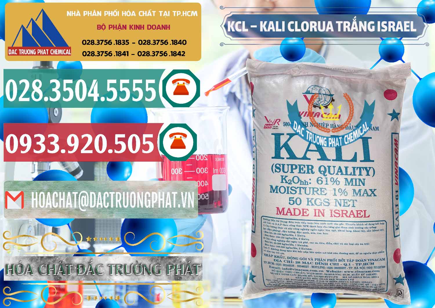Đơn vị phân phối và bán KCL – Kali Clorua Trắng Israel - 0087 - Nơi chuyên cung cấp _ nhập khẩu hóa chất tại TP.HCM - muabanhoachat.vn