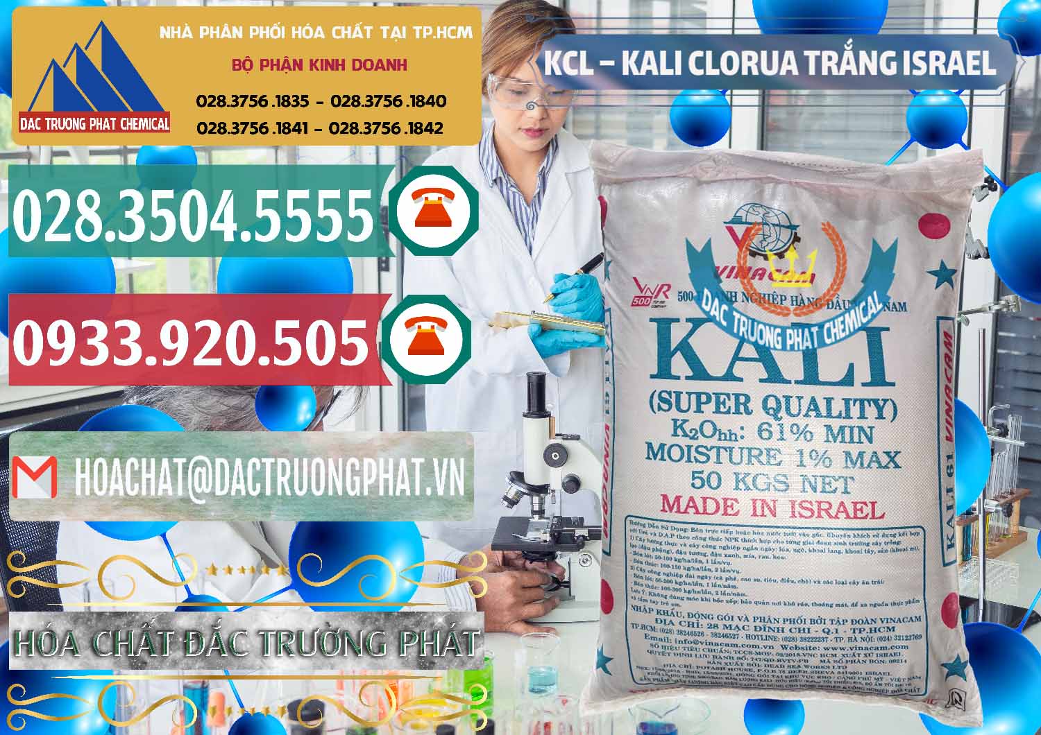 Công ty chuyên cung ứng & bán KCL – Kali Clorua Trắng Israel - 0087 - Nơi cung cấp & phân phối hóa chất tại TP.HCM - muabanhoachat.vn