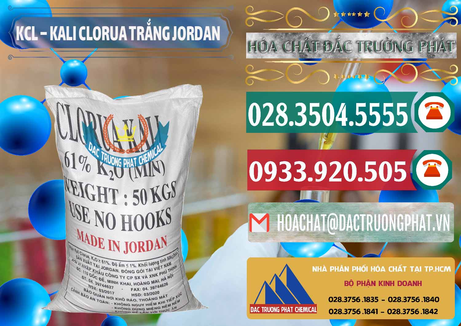 Công ty nhập khẩu - bán KCL – Kali Clorua Trắng Jordan - 0088 - Công ty kinh doanh & phân phối hóa chất tại TP.HCM - muabanhoachat.vn