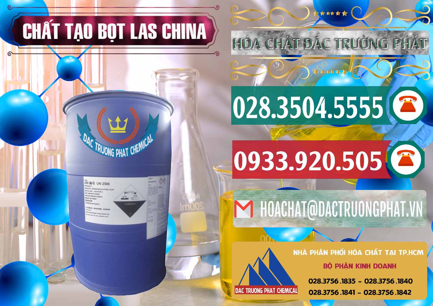 Đơn vị chuyên bán ( cung ứng ) Chất tạo bọt Las Trung Quốc China - 0451 - Nơi chuyên cung cấp & nhập khẩu hóa chất tại TP.HCM - muabanhoachat.vn