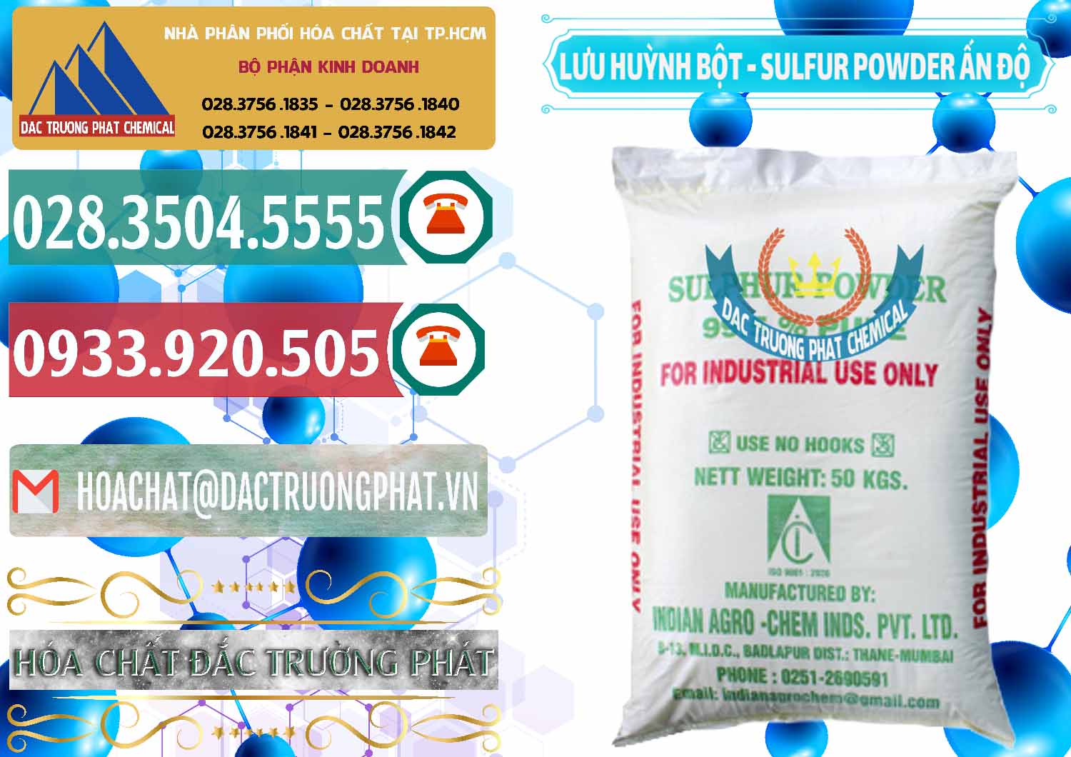Nhà cung cấp - bán Lưu huỳnh Bột - Sulfur Powder Ấn Độ India - 0347 - Chuyên bán ( cung cấp ) hóa chất tại TP.HCM - muabanhoachat.vn