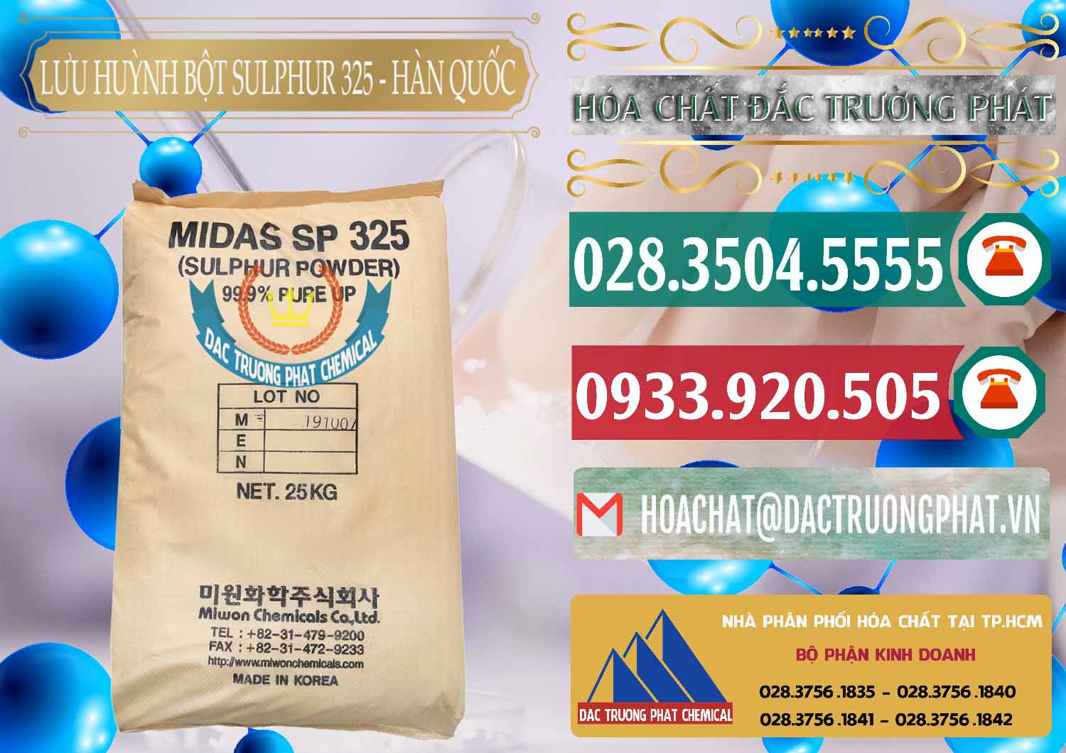 Công ty bán ( cung cấp ) Lưu huỳnh Bột - Sulfur Powder Midas SP 325 Hàn Quốc Korea - 0198 - Cty chuyên phân phối và bán hóa chất tại TP.HCM - muabanhoachat.vn