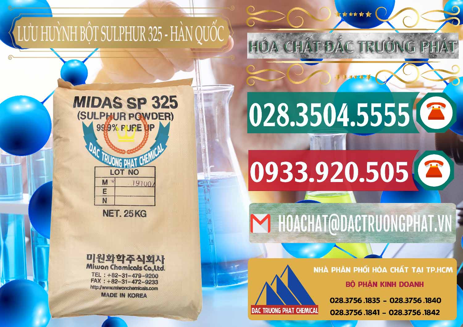 Cty chuyên bán & cung cấp Lưu huỳnh Bột - Sulfur Powder Midas SP 325 Hàn Quốc Korea - 0198 - Cung cấp & phân phối hóa chất tại TP.HCM - muabanhoachat.vn