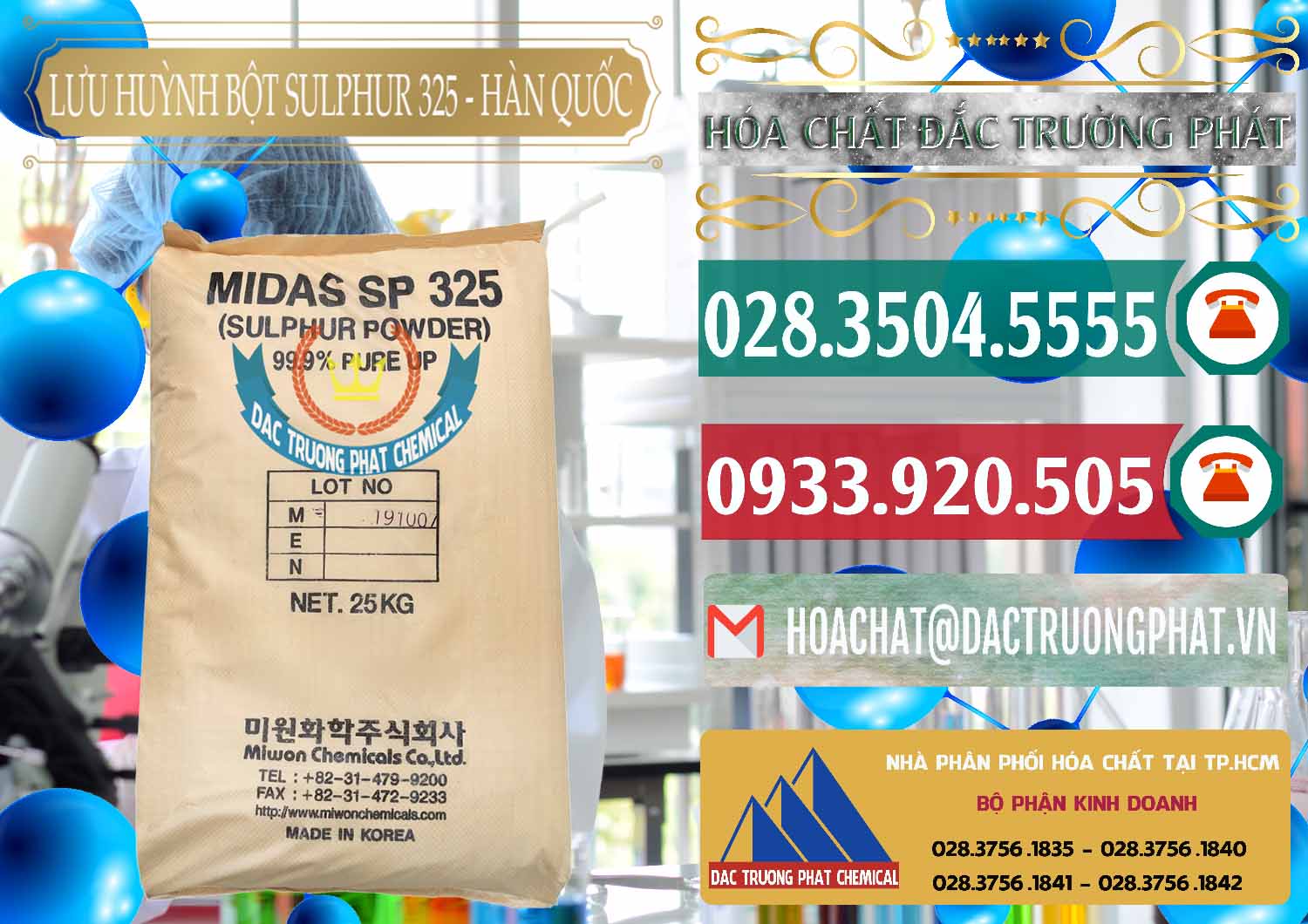 Chuyên cung ứng _ bán Lưu huỳnh Bột - Sulfur Powder Midas SP 325 Hàn Quốc Korea - 0198 - Nơi chuyên phân phối ( nhập khẩu ) hóa chất tại TP.HCM - muabanhoachat.vn