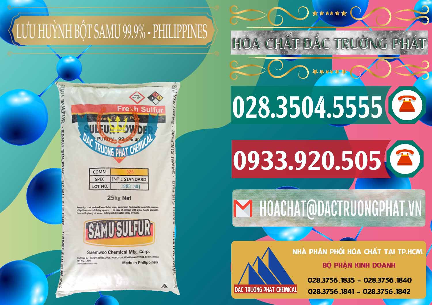 Cty chuyên cung ứng _ bán Lưu huỳnh Bột - Sulfur Powder Samu Philippines - 0201 - Công ty bán ( phân phối ) hóa chất tại TP.HCM - muabanhoachat.vn
