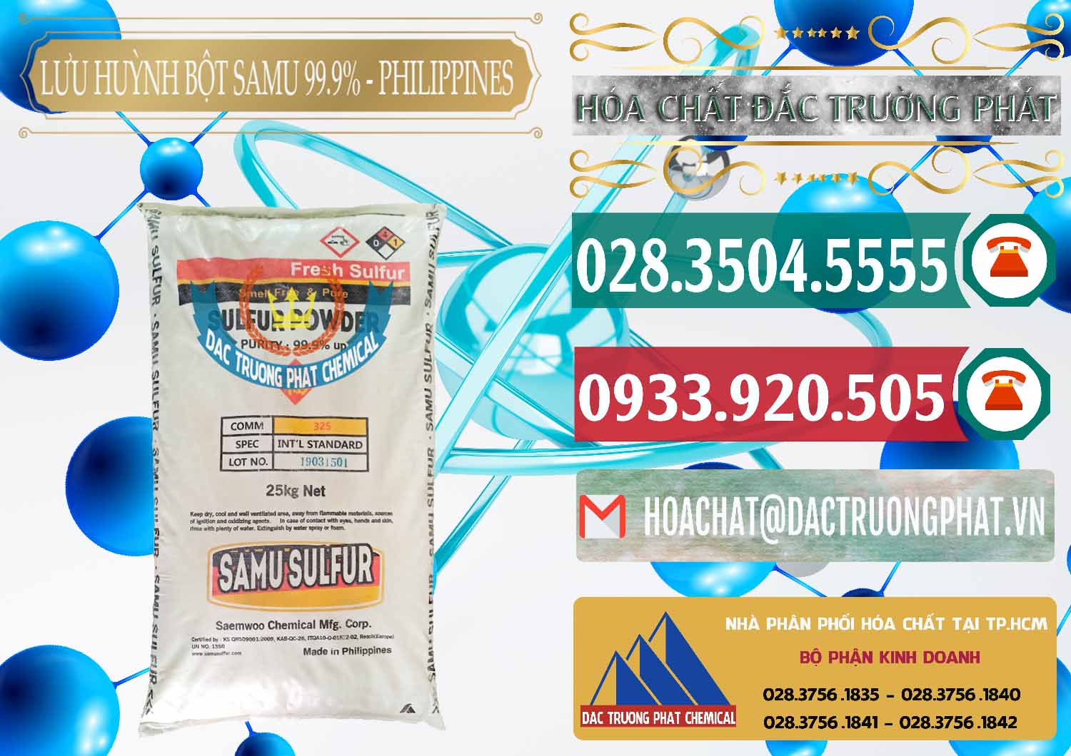 Bán _ cung ứng Lưu huỳnh Bột - Sulfur Powder Samu Philippines - 0201 - Công ty bán và cung cấp hóa chất tại TP.HCM - muabanhoachat.vn
