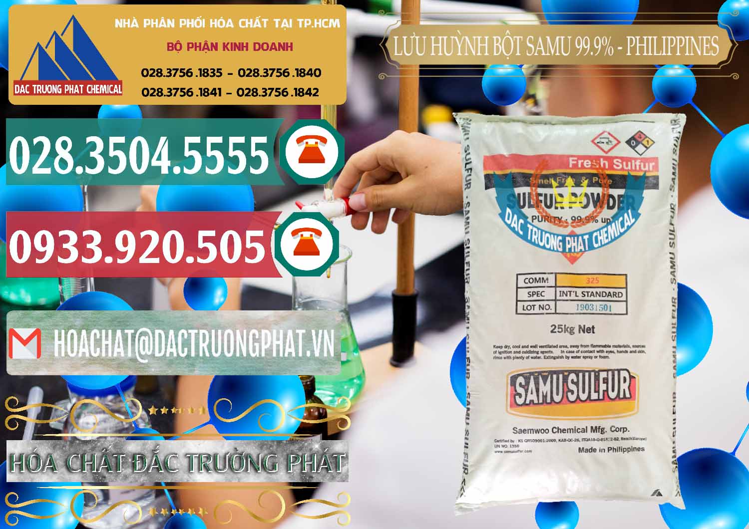 Công ty chuyên phân phối và bán Lưu huỳnh Bột - Sulfur Powder Samu Philippines - 0201 - Đơn vị nhập khẩu và cung cấp hóa chất tại TP.HCM - muabanhoachat.vn
