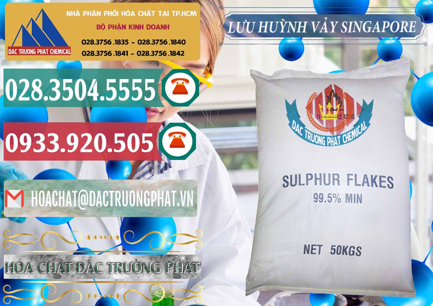 Bán & phân phối Lưu huỳnh Vảy - Sulfur Flakes Singapore - 0346 - Nơi chuyên kinh doanh ( phân phối ) hóa chất tại TP.HCM - muabanhoachat.vn