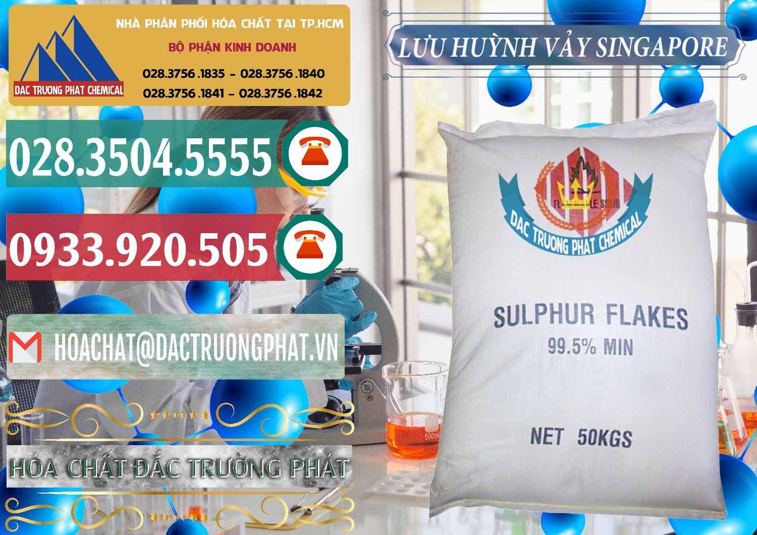 Cty nhập khẩu ( bán ) Lưu huỳnh Vảy - Sulfur Flakes Singapore - 0346 - Cty phân phối - cung cấp hóa chất tại TP.HCM - muabanhoachat.vn