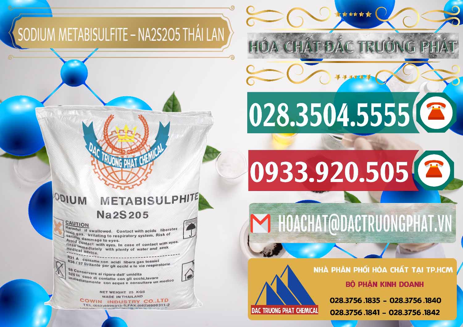 Cty chuyên bán _ cung cấp Sodium Metabisulfite - NA2S2O5 Thái Lan Cowin - 0145 - Nhà cung cấp ( nhập khẩu ) hóa chất tại TP.HCM - muabanhoachat.vn