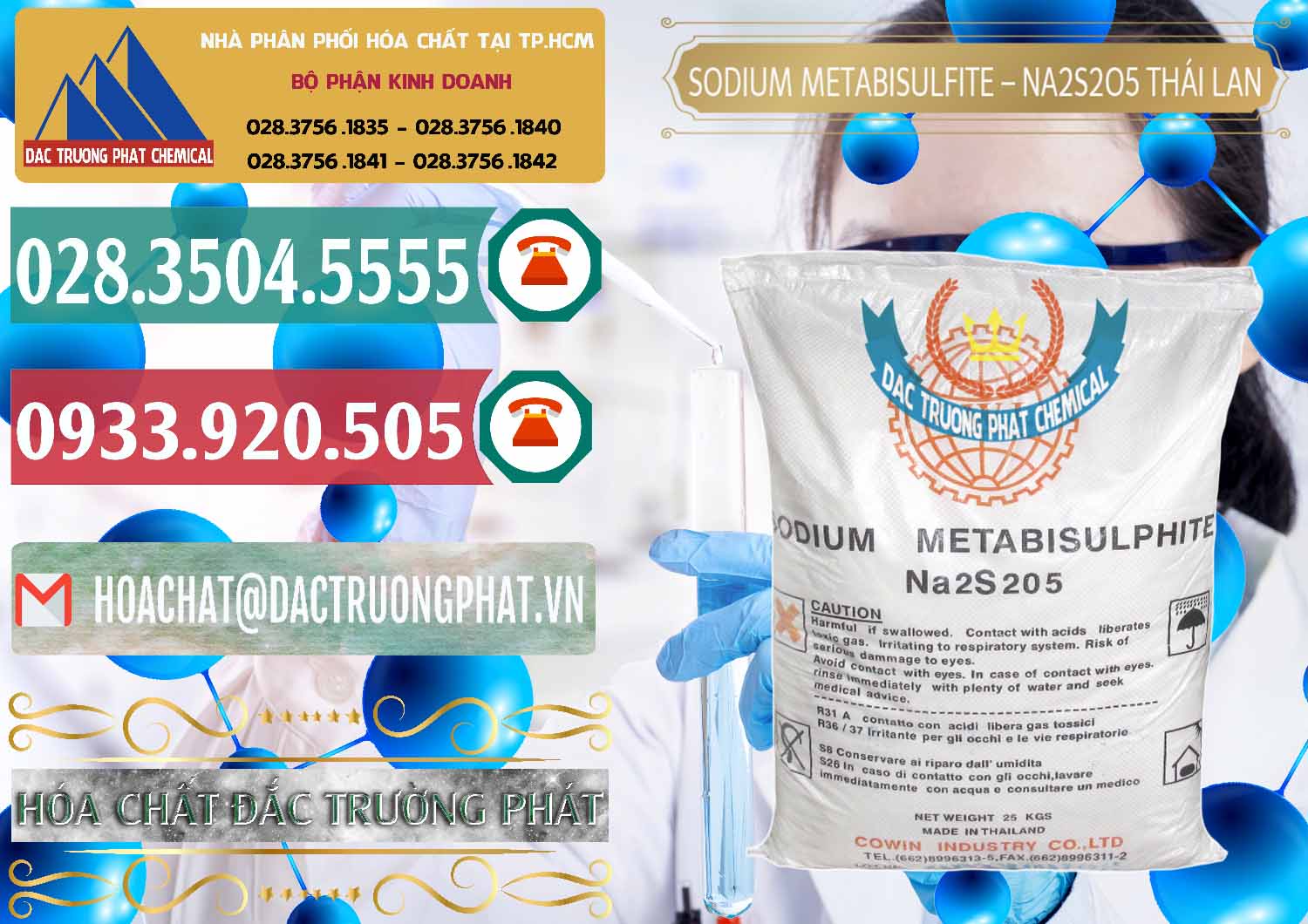 Chuyên bán & cung cấp Sodium Metabisulfite - NA2S2O5 Thái Lan Cowin - 0145 - Đơn vị cung cấp và kinh doanh hóa chất tại TP.HCM - muabanhoachat.vn
