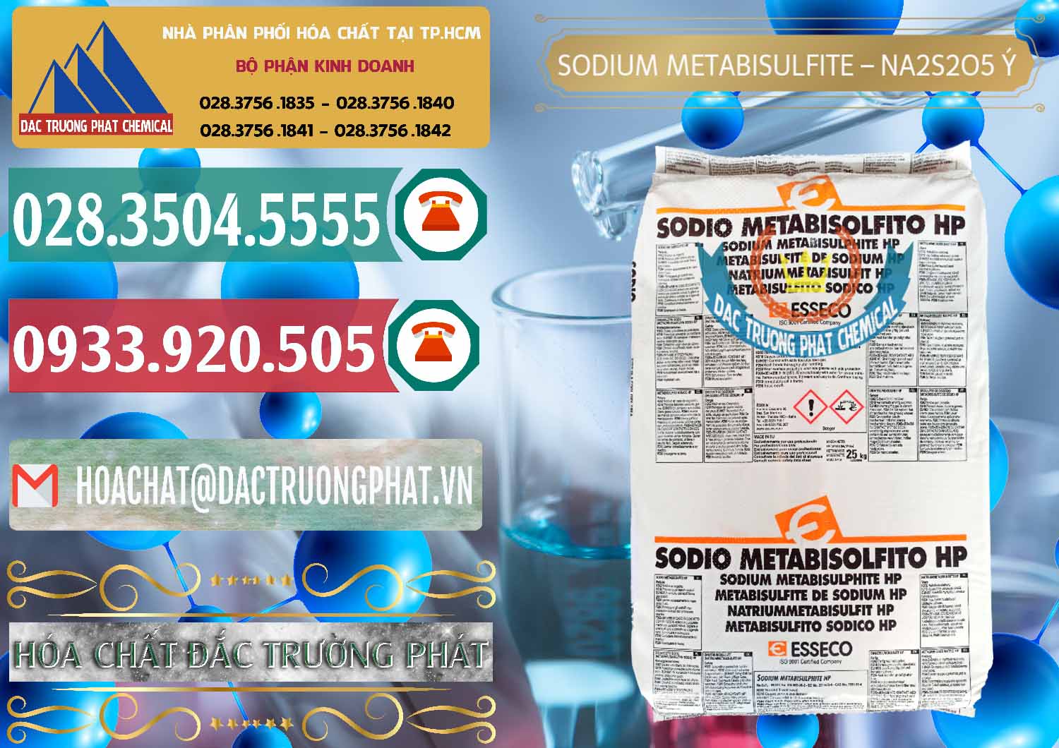Công ty bán và cung cấp Sodium Metabisulfite - NA2S2O5 Food Grade Esseco Ý Italy - 0146 - Đơn vị nhập khẩu ( phân phối ) hóa chất tại TP.HCM - muabanhoachat.vn