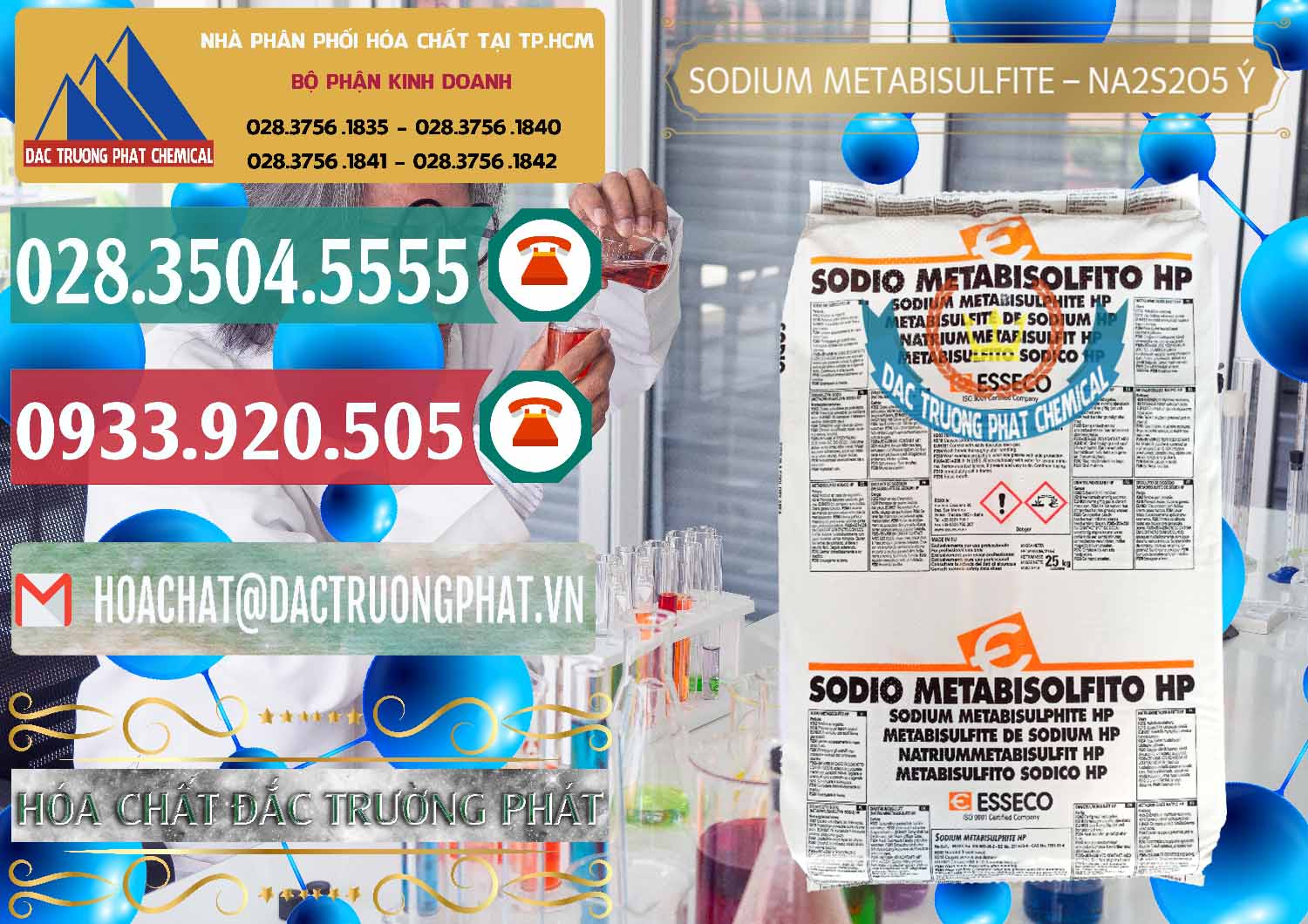 Cty chuyên nhập khẩu _ bán Sodium Metabisulfite - NA2S2O5 Food Grade Esseco Ý Italy - 0146 - Cung cấp _ phân phối hóa chất tại TP.HCM - muabanhoachat.vn