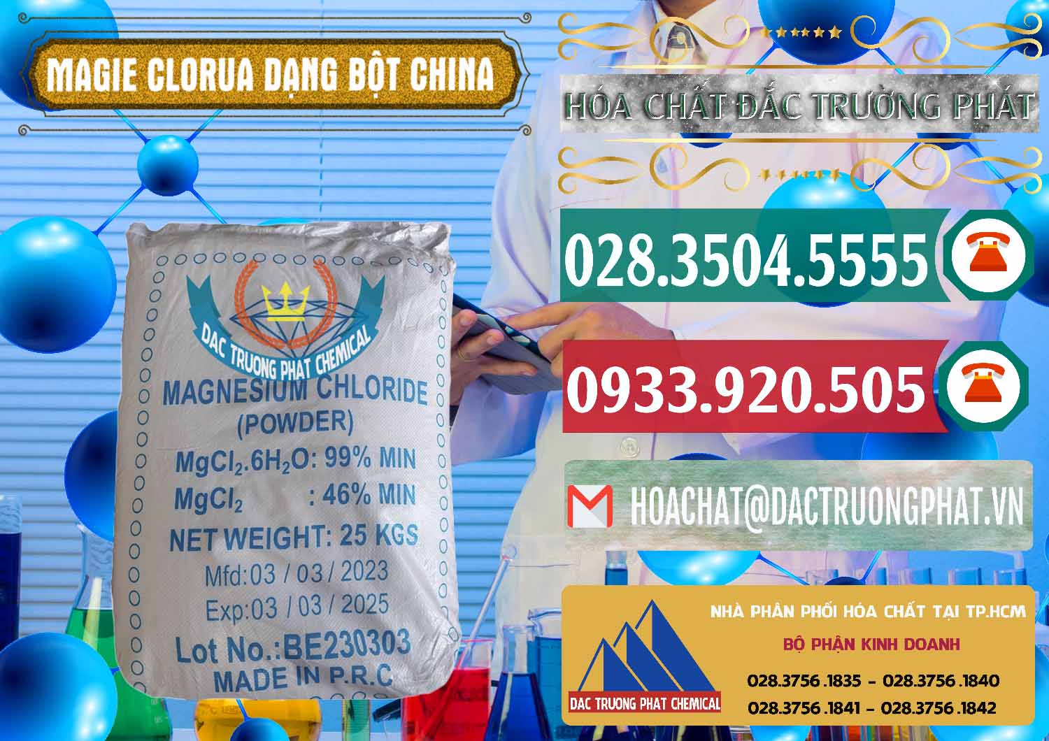 Nơi chuyên cung ứng _ bán Magie Clorua – MGCL2 96% Dạng Bột Logo Kim Cương Trung Quốc China - 0387 - Phân phối _ cung cấp hóa chất tại TP.HCM - muabanhoachat.vn