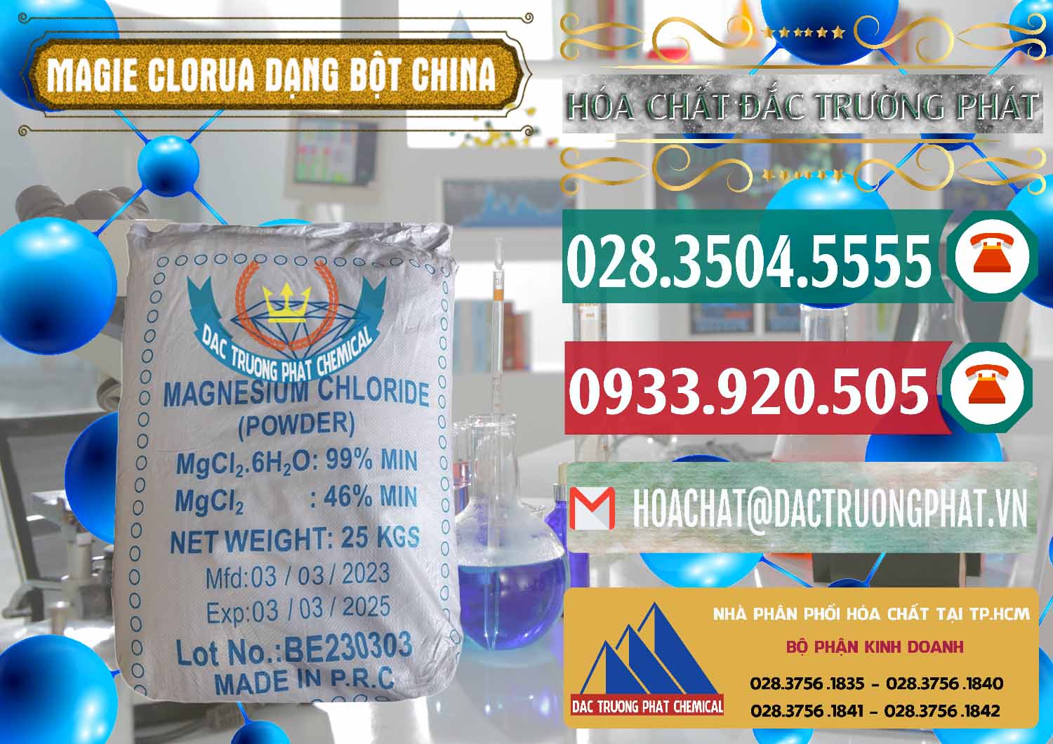 Cty bán _ phân phối Magie Clorua – MGCL2 96% Dạng Bột Logo Kim Cương Trung Quốc China - 0387 - Nhà phân phối & cung ứng hóa chất tại TP.HCM - muabanhoachat.vn