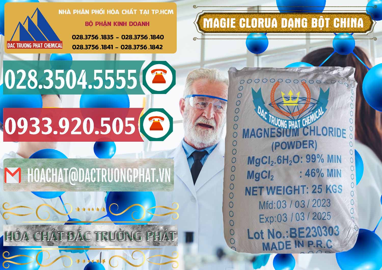 Cty nhập khẩu _ bán Magie Clorua – MGCL2 96% Dạng Bột Logo Kim Cương Trung Quốc China - 0387 - Cty cung cấp - phân phối hóa chất tại TP.HCM - muabanhoachat.vn
