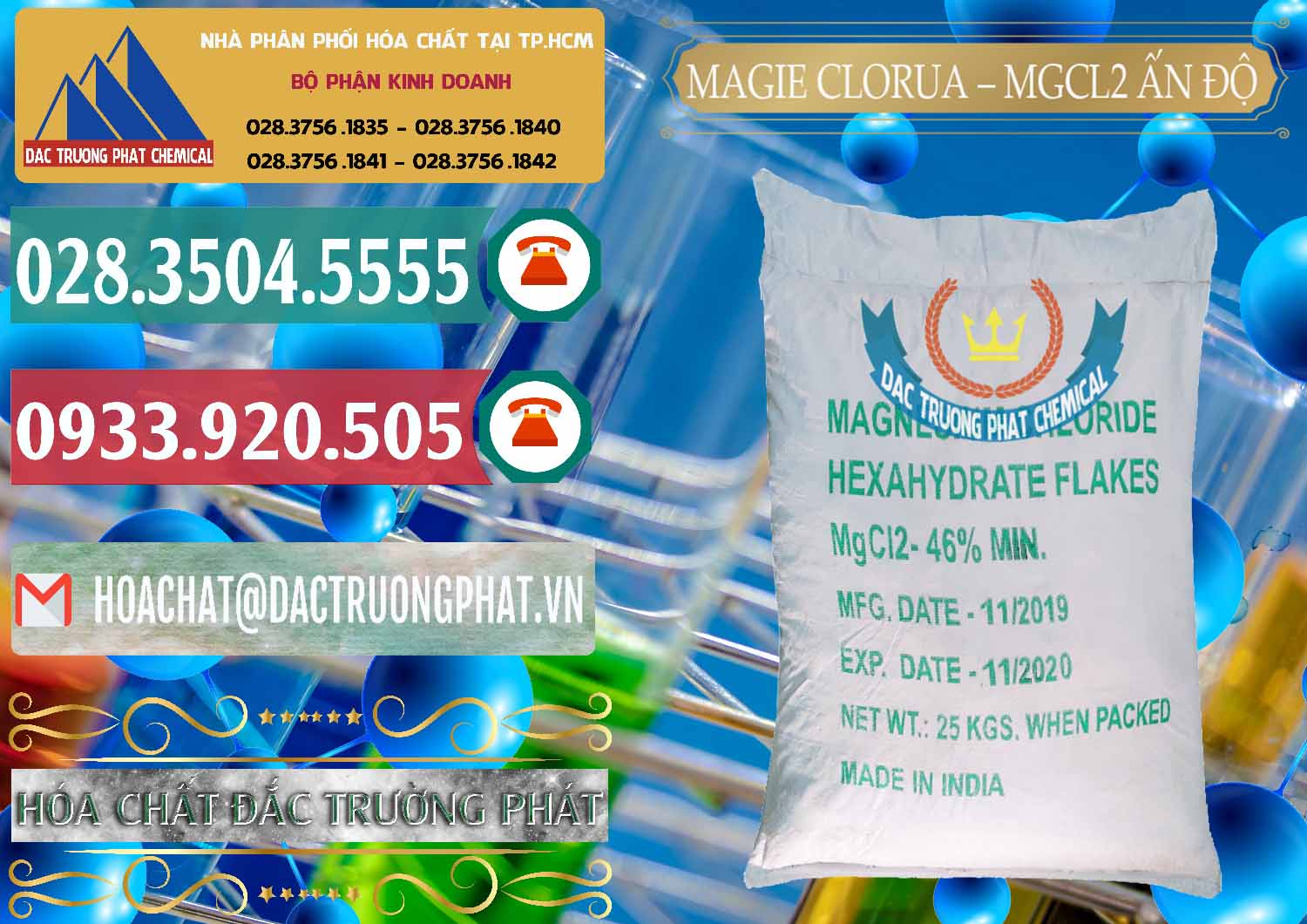 Bán _ phân phối Magie Clorua – MGCL2 46% Dạng Vảy Ấn Độ India - 0092 - Công ty chuyên bán & phân phối hóa chất tại TP.HCM - muabanhoachat.vn