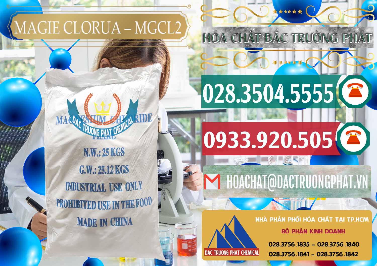 Công ty nhập khẩu _ bán Magie Clorua – MGCL2 96% Dạng Vảy Trung Quốc China - 0091 - Công ty cung cấp _ phân phối hóa chất tại TP.HCM - muabanhoachat.vn