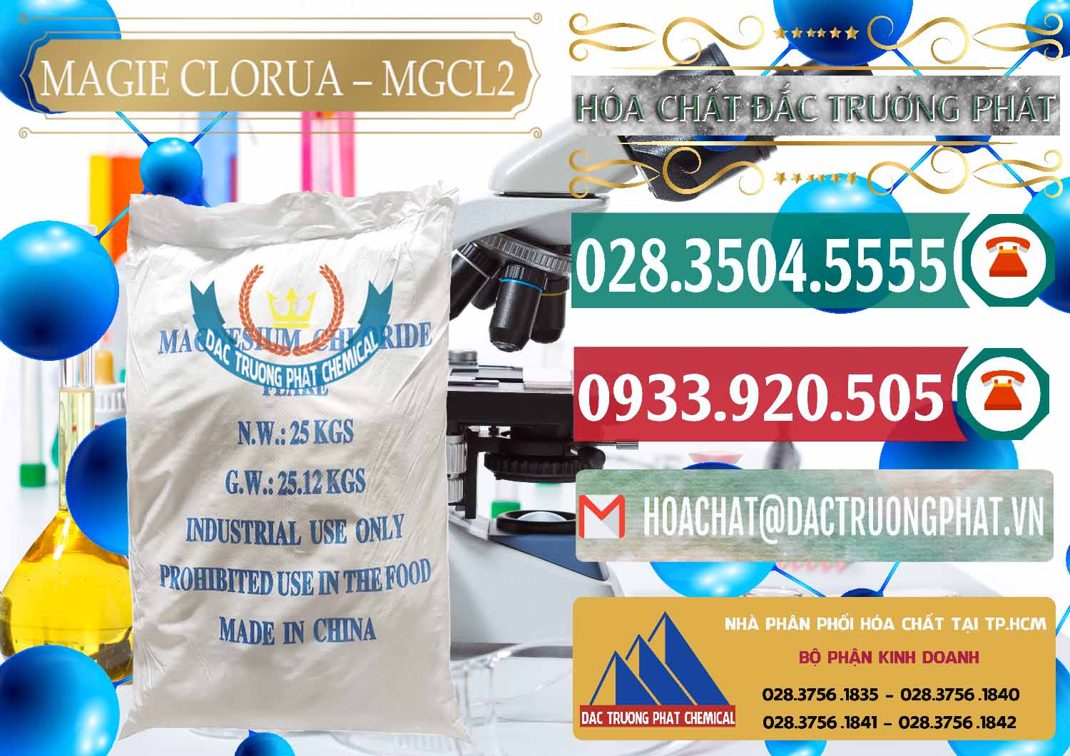 Cty chuyên bán ( cung cấp ) Magie Clorua – MGCL2 96% Dạng Vảy Trung Quốc China - 0091 - Đơn vị cung cấp & phân phối hóa chất tại TP.HCM - muabanhoachat.vn