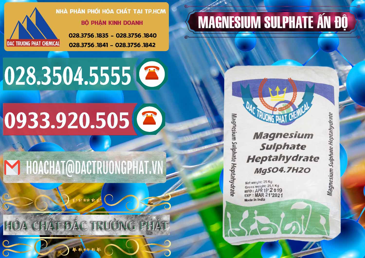Công ty cung cấp & bán MGSO4.7H2O – Magnesium Sulphate Heptahydrate Ấn Độ India - 0362 - Chuyên cung cấp và phân phối hóa chất tại TP.HCM - muabanhoachat.vn