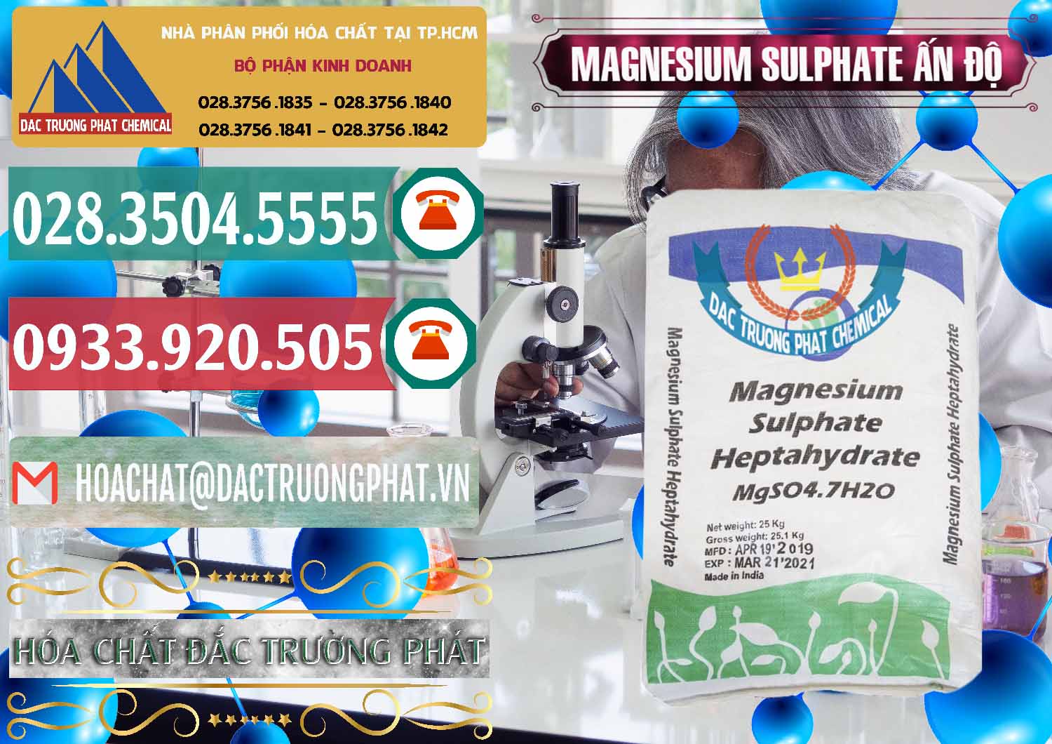 Nhà nhập khẩu - bán MGSO4.7H2O – Magnesium Sulphate Heptahydrate Ấn Độ India - 0362 - Công ty chuyên cung cấp _ bán hóa chất tại TP.HCM - muabanhoachat.vn