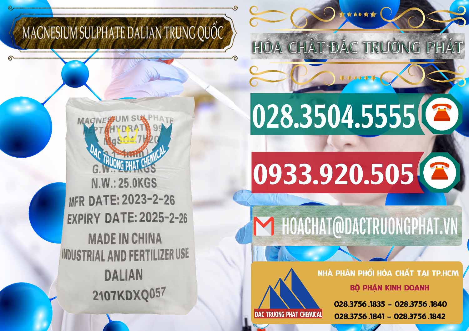 Cty chuyên phân phối và bán MGSO4.7H2O – Magnesium Sulphate Heptahydrate Dalian Trung Quốc China - 0393 - Công ty nhập khẩu ( phân phối ) hóa chất tại TP.HCM - muabanhoachat.vn