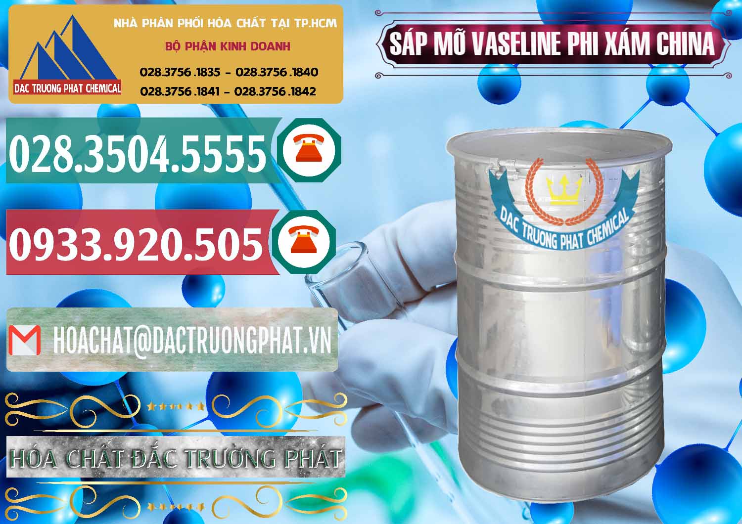 Nơi cung ứng và bán Sáp Mỡ Vaseline Phi Xám Trung Quốc China - 0291 - Đơn vị chuyên cung cấp ( kinh doanh ) hóa chất tại TP.HCM - muabanhoachat.vn