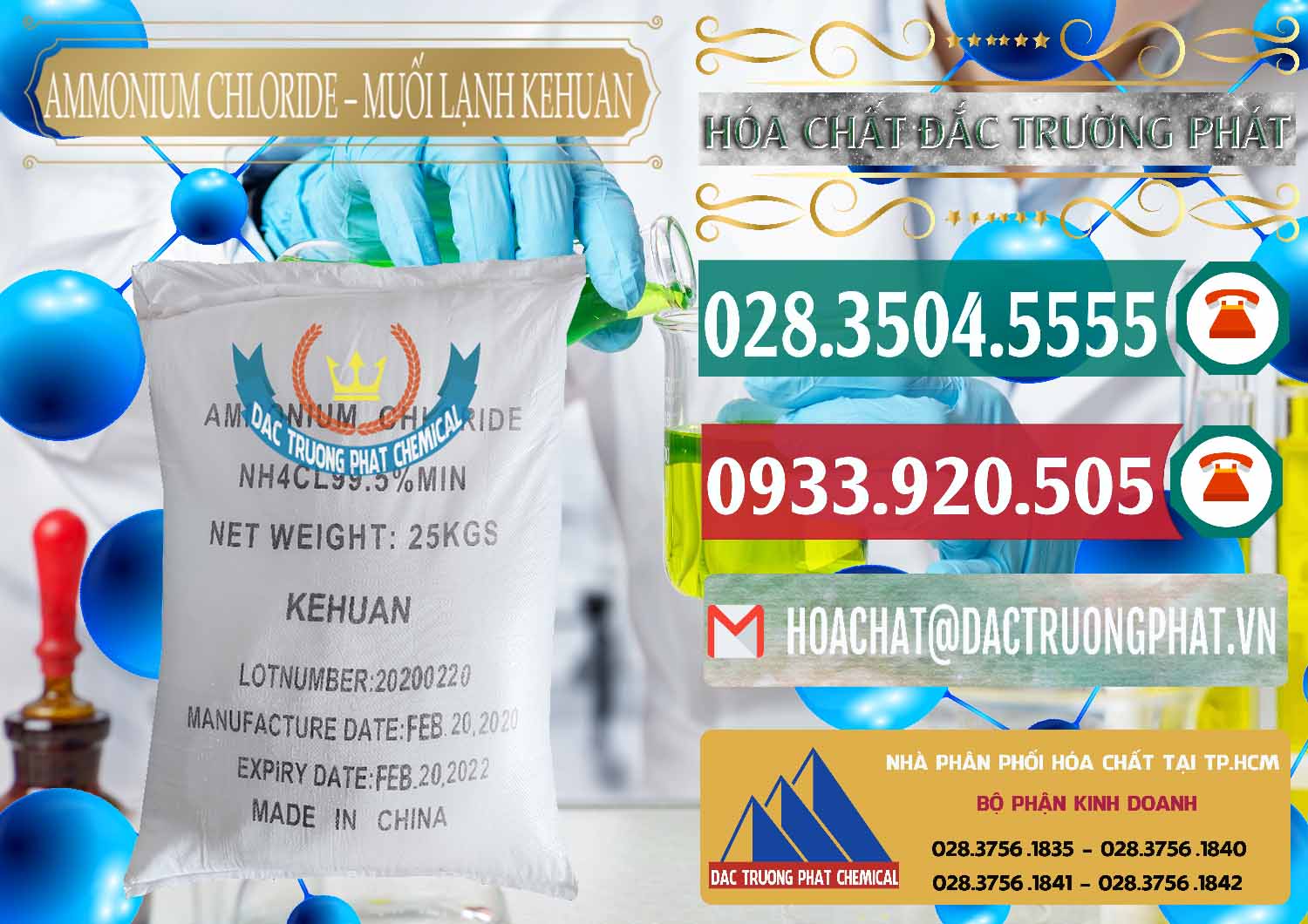 Công ty chuyên bán & phân phối Ammonium Chloride – NH4CL Muối Lạnh Kehuan Trung Quốc China - 0022 - Đơn vị nhập khẩu _ cung cấp hóa chất tại TP.HCM - muabanhoachat.vn