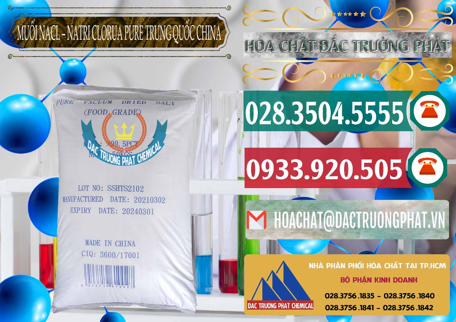 Nơi chuyên nhập khẩu & bán Muối NaCL – Sodium Chloride Pure Trung Quốc China - 0230 - Cty chuyên nhập khẩu ( cung cấp ) hóa chất tại TP.HCM - muabanhoachat.vn