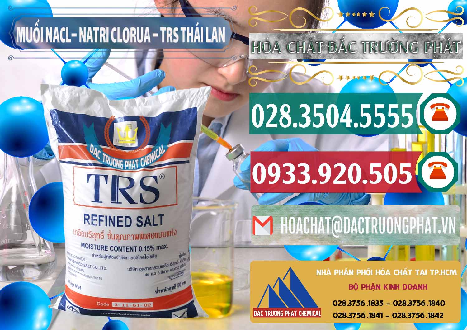 Nơi cung cấp & bán Muối NaCL – Sodium Chloride TRS Thái Lan - 0096 - Cty chuyên cung cấp - kinh doanh hóa chất tại TP.HCM - muabanhoachat.vn