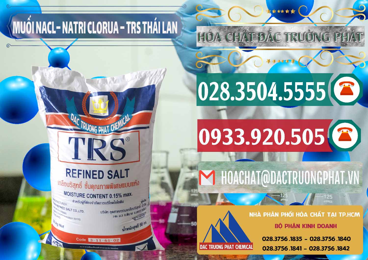 Chuyên bán & cung cấp Muối NaCL – Sodium Chloride TRS Thái Lan - 0096 - Công ty kinh doanh và phân phối hóa chất tại TP.HCM - muabanhoachat.vn