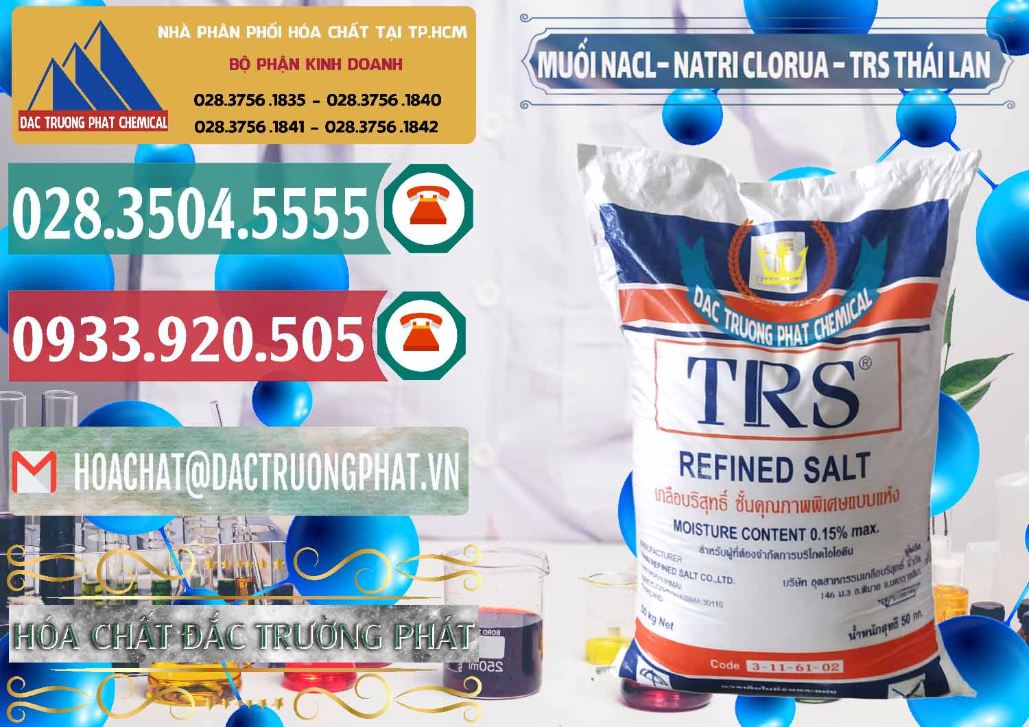 Nơi bán ( cung cấp ) Muối NaCL – Sodium Chloride TRS Thái Lan - 0096 - Công ty nhập khẩu _ phân phối hóa chất tại TP.HCM - muabanhoachat.vn