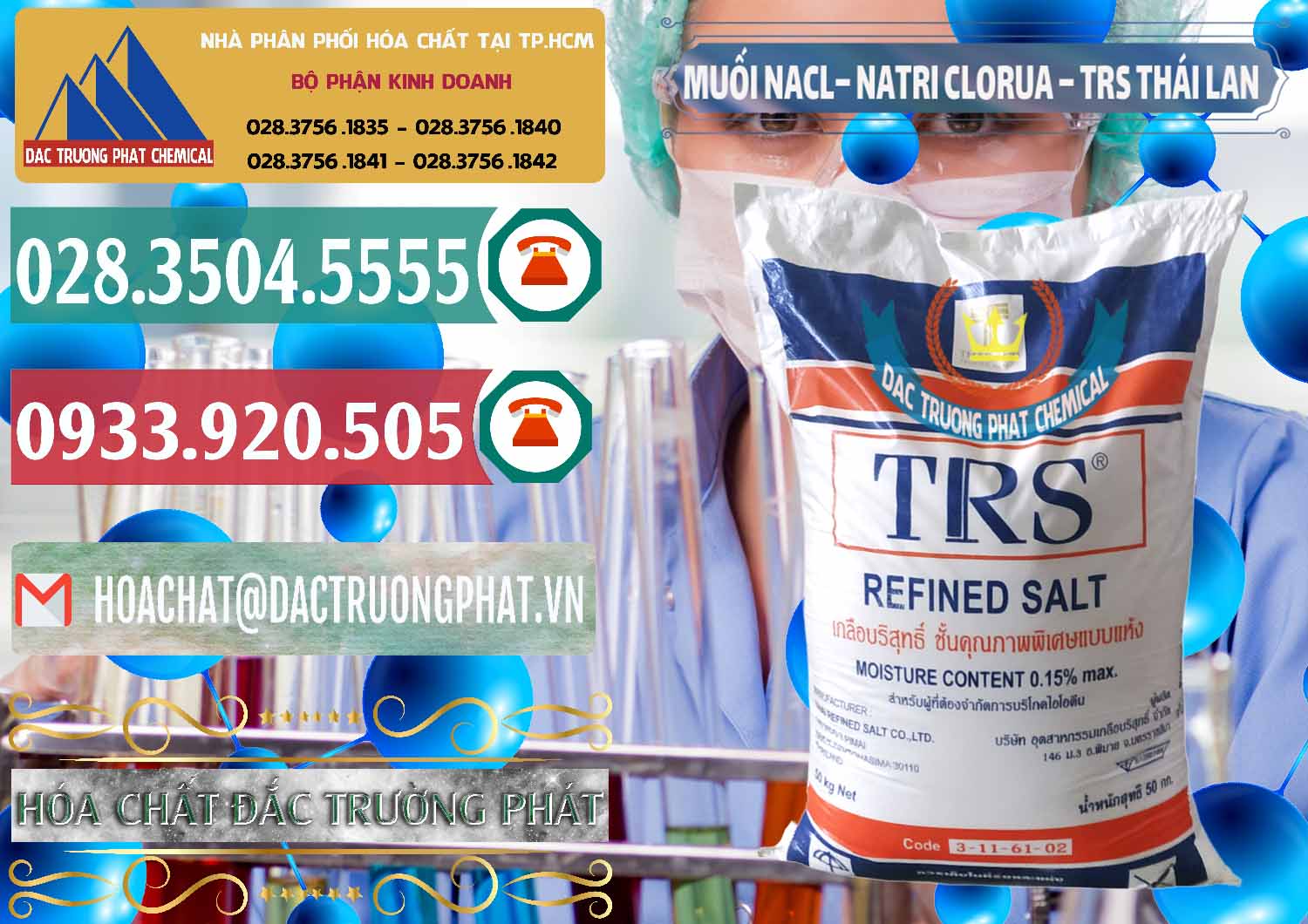 Nơi chuyên bán ( phân phối ) Muối NaCL – Sodium Chloride TRS Thái Lan - 0096 - Cty phân phối & nhập khẩu hóa chất tại TP.HCM - muabanhoachat.vn