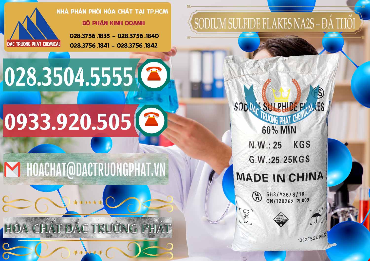 Chuyên bán _ cung ứng Sodium Sulfide Flakes NA2S – Đá Thối Đỏ Trung Quốc China - 0150 - Công ty cung ứng & phân phối hóa chất tại TP.HCM - muabanhoachat.vn