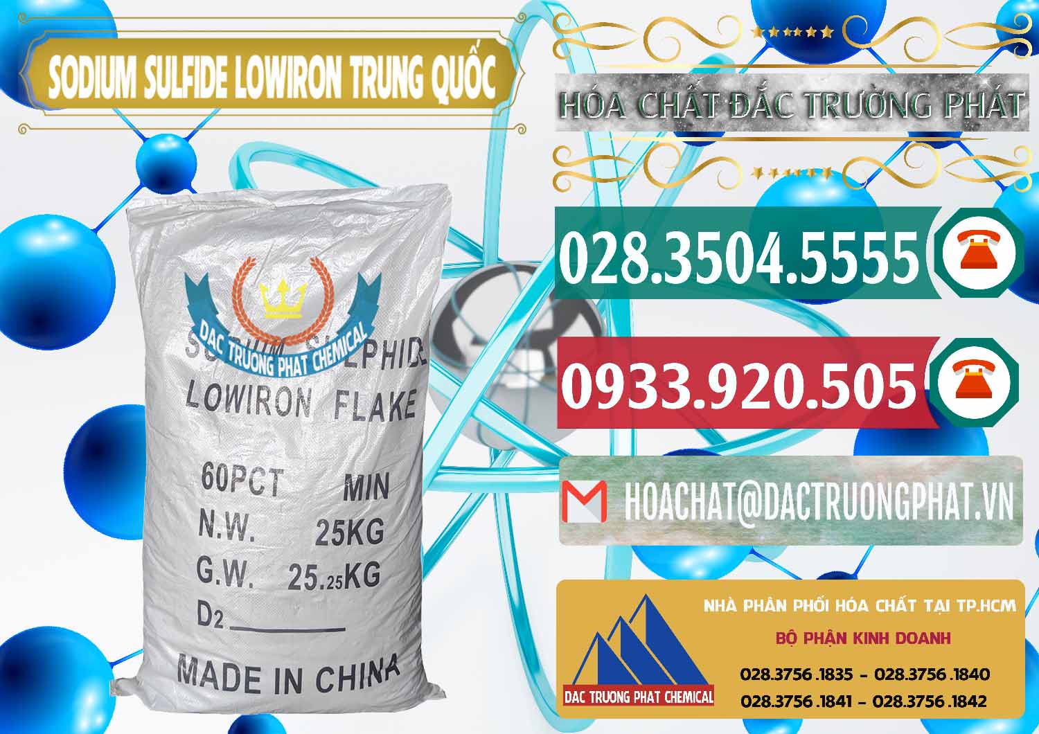 Đơn vị chuyên nhập khẩu - bán Sodium Sulfide NA2S – Đá Thối Lowiron Trung Quốc China - 0227 - Nơi chuyên bán ( phân phối ) hóa chất tại TP.HCM - muabanhoachat.vn
