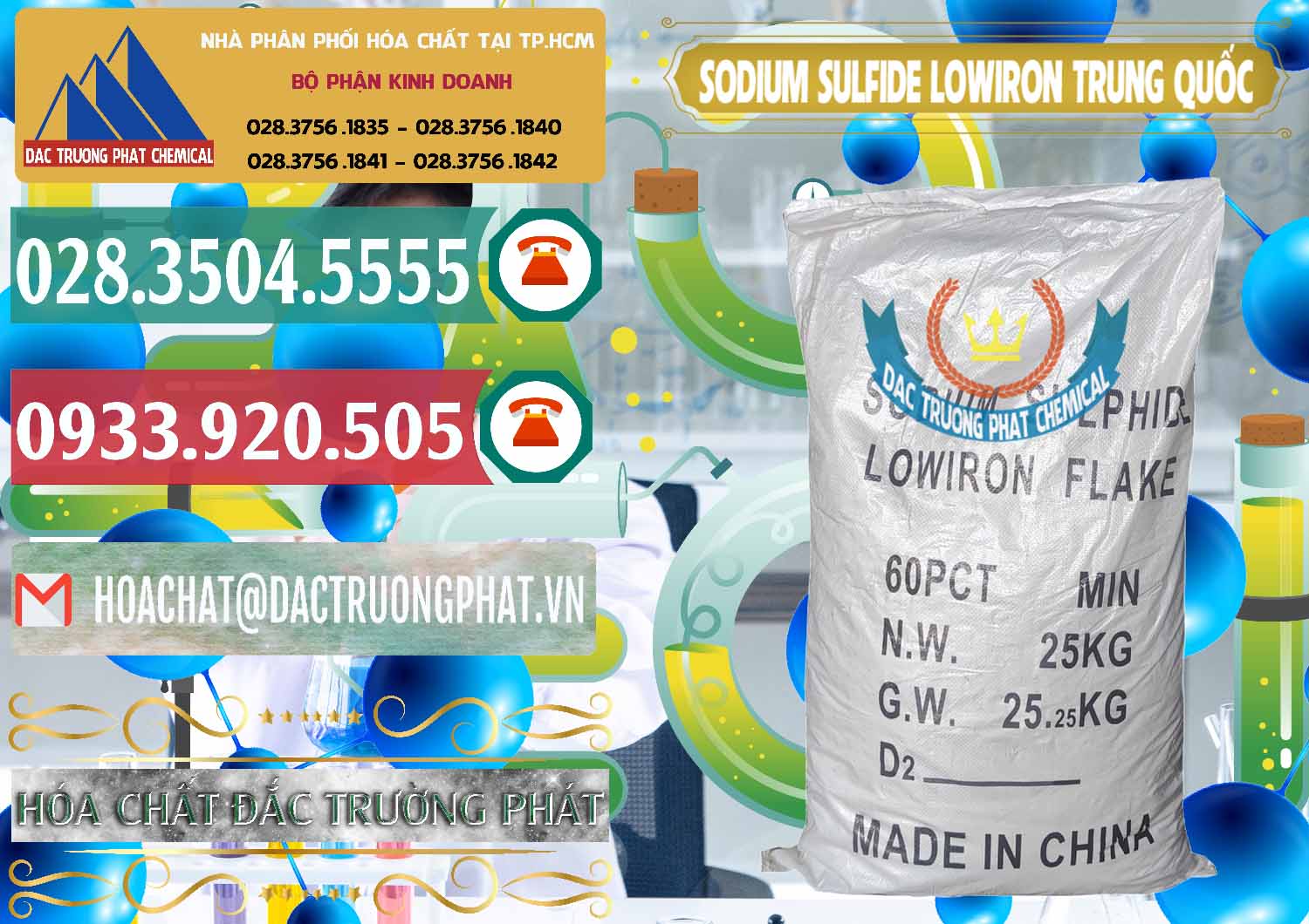 Nhà nhập khẩu và bán Sodium Sulfide NA2S – Đá Thối Lowiron Trung Quốc China - 0227 - Nơi chuyên phân phối - kinh doanh hóa chất tại TP.HCM - muabanhoachat.vn