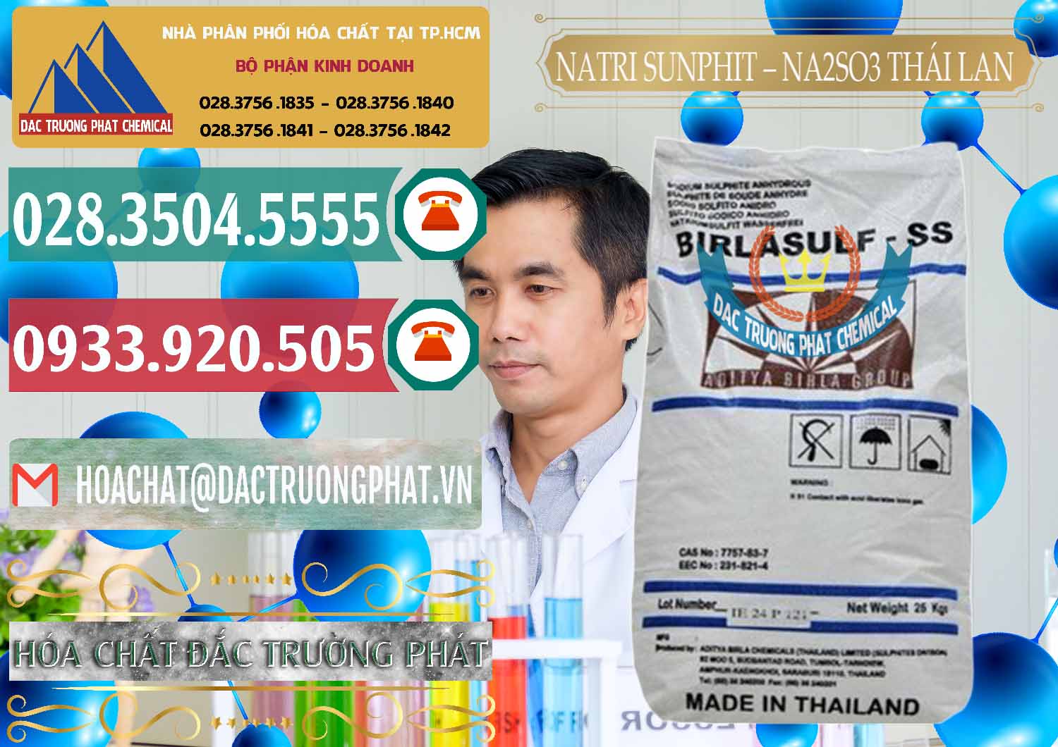 Công ty nhập khẩu - bán Natri Sunphit - NA2SO3 Thái Lan - 0105 - Nơi bán và cung cấp hóa chất tại TP.HCM - muabanhoachat.vn