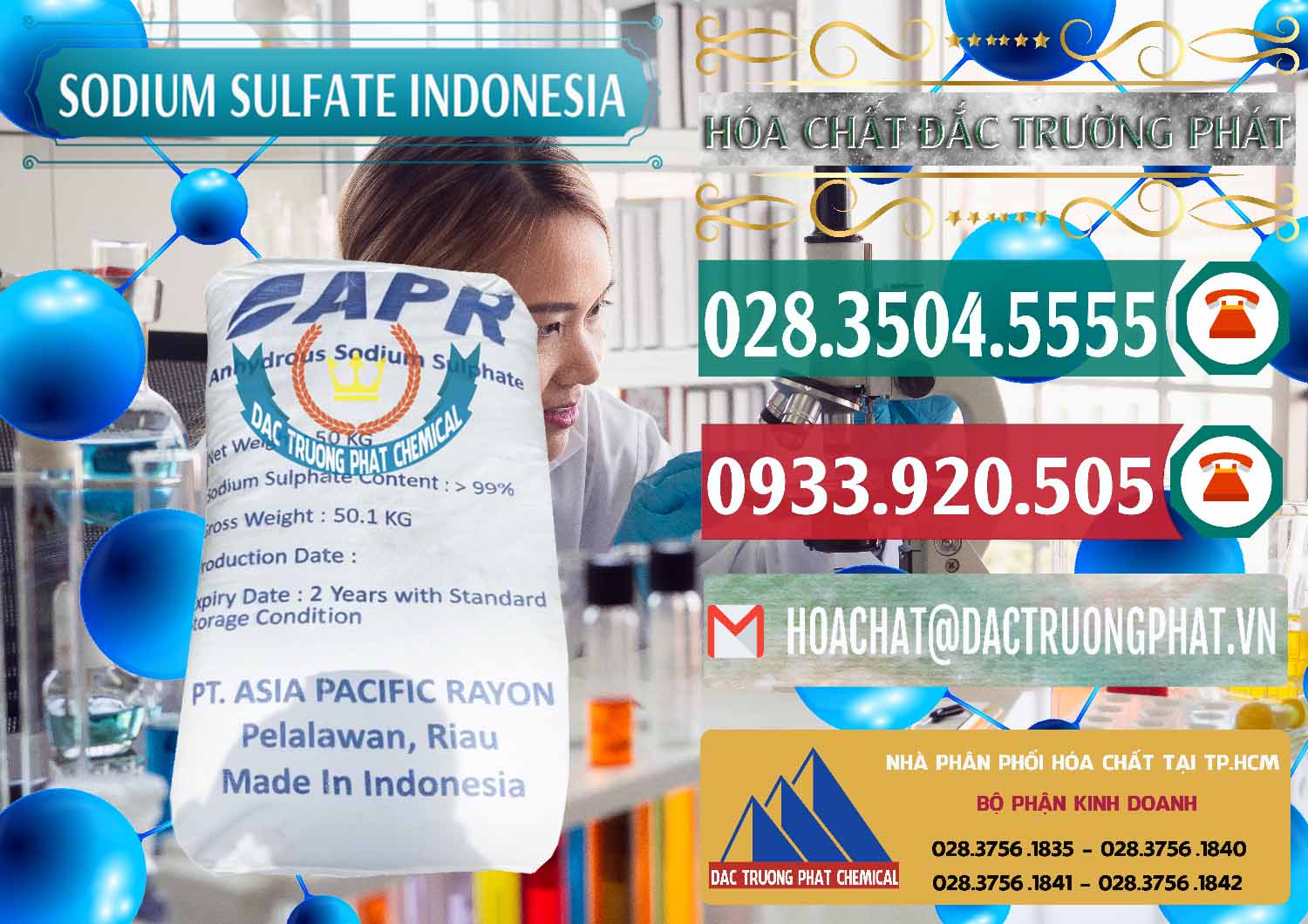 Nơi phân phối và bán Sodium Sulphate - Muối Sunfat Na2SO4 APR Indonesia - 0460 - Cty chuyên kinh doanh & cung cấp hóa chất tại TP.HCM - muabanhoachat.vn