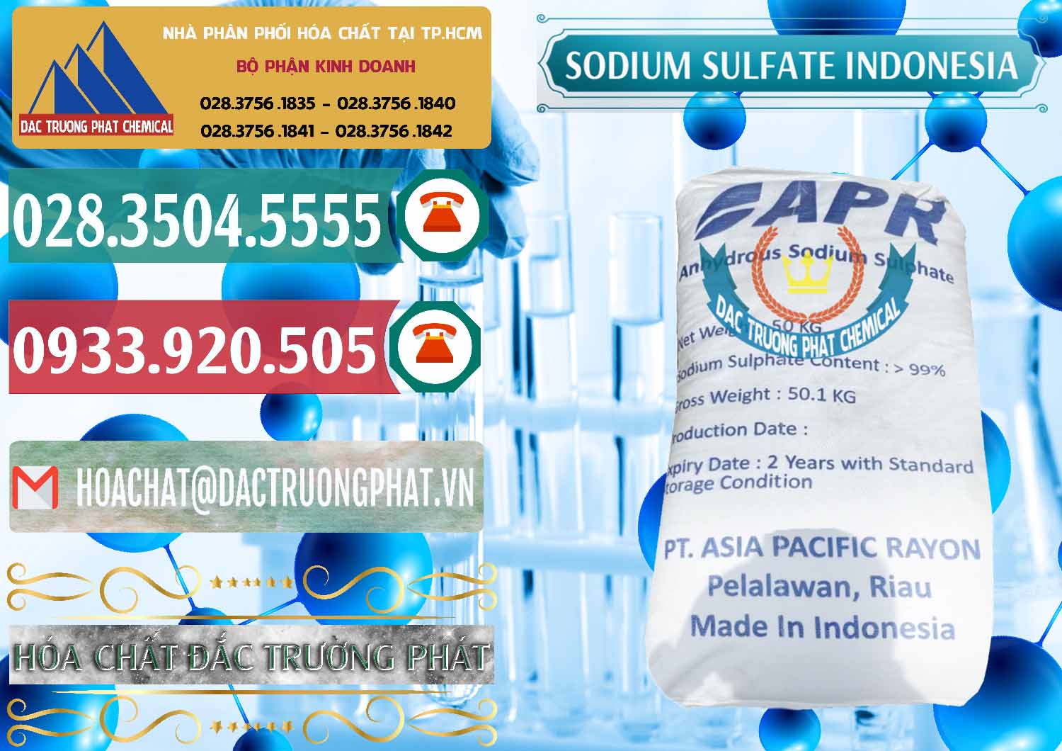Cty chuyên cung cấp - bán Sodium Sulphate - Muối Sunfat Na2SO4 APR Indonesia - 0460 - Nơi phân phối & bán hóa chất tại TP.HCM - muabanhoachat.vn