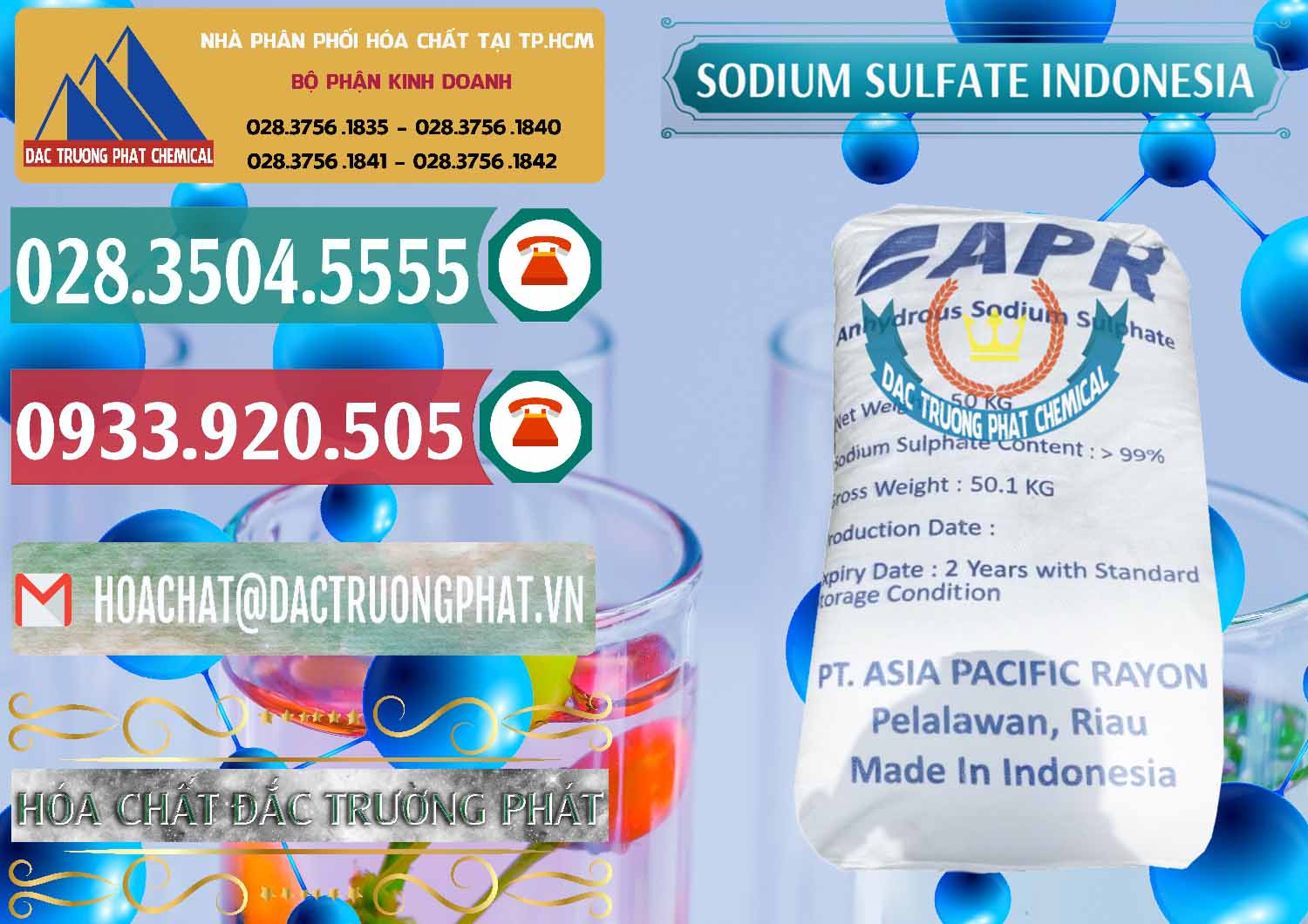 Đơn vị chuyên phân phối - bán Sodium Sulphate - Muối Sunfat Na2SO4 APR Indonesia - 0460 - Phân phối & cung cấp hóa chất tại TP.HCM - muabanhoachat.vn