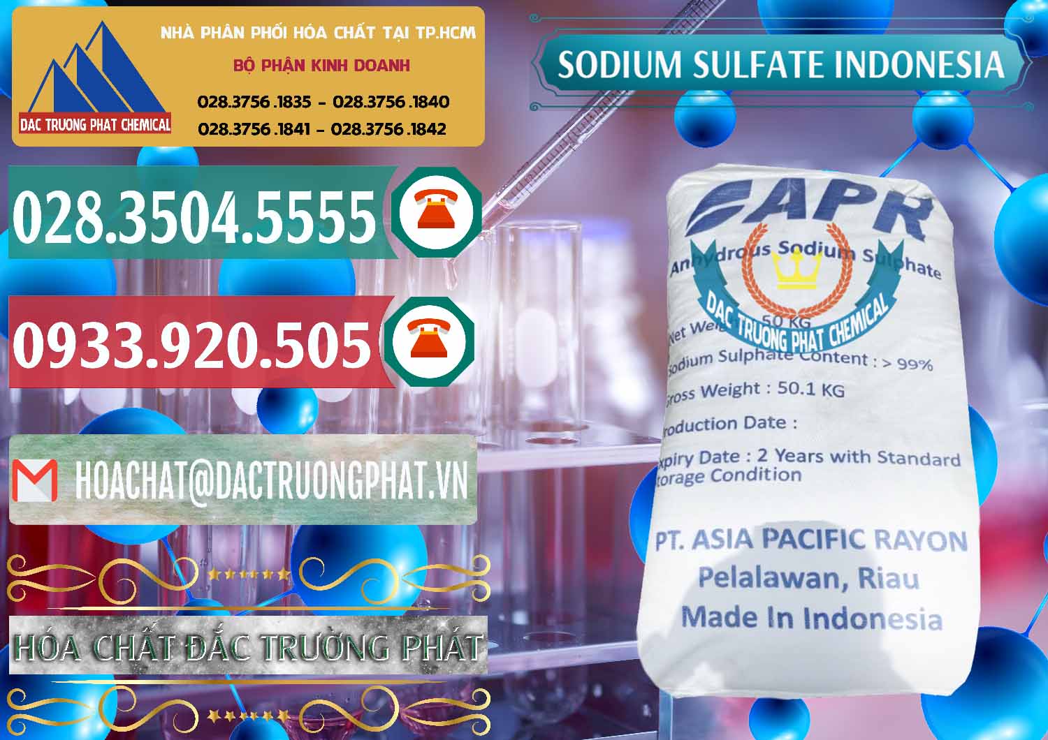 Cty chuyên bán ( cung cấp ) Sodium Sulphate - Muối Sunfat Na2SO4 APR Indonesia - 0460 - Đơn vị cung cấp - bán hóa chất tại TP.HCM - muabanhoachat.vn