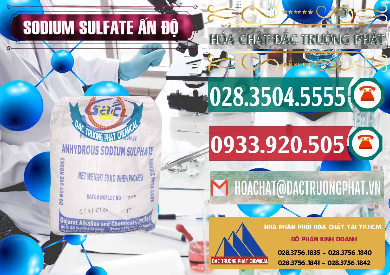 Nhà cung ứng và bán Sodium Sulphate - Muối Sunfat Na2SO4 GACL Ấn Độ India - 0461 - Đơn vị chuyên cung cấp - kinh doanh hóa chất tại TP.HCM - muabanhoachat.vn
