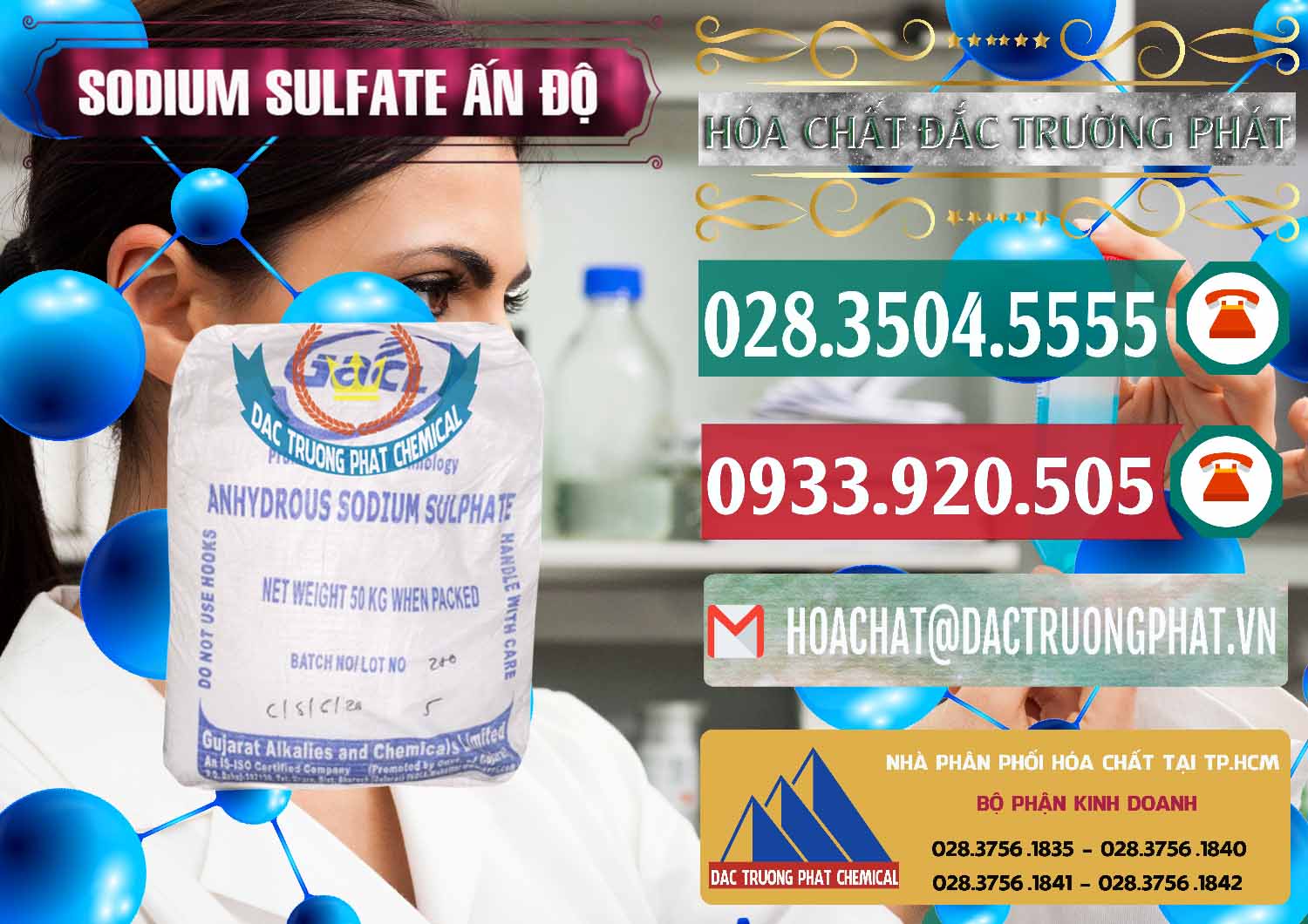Nơi bán & phân phối Sodium Sulphate - Muối Sunfat Na2SO4 GACL Ấn Độ India - 0461 - Đơn vị cung ứng & phân phối hóa chất tại TP.HCM - muabanhoachat.vn