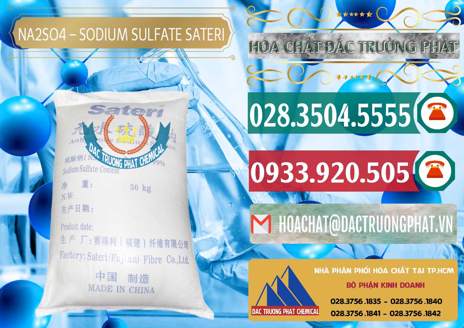 Sodium Sulphate - Muối Sunfat Na2SO4 Sateri Trung Quốc China Cty bán & phân phối Sodium Sulphate - Muối Sunfat Na2SO4 Sateri Trung Quốc China - 0100 - Đơn vị chuyên bán & cung cấp hóa chất tại TP.HCM - muabanhoachat.vn