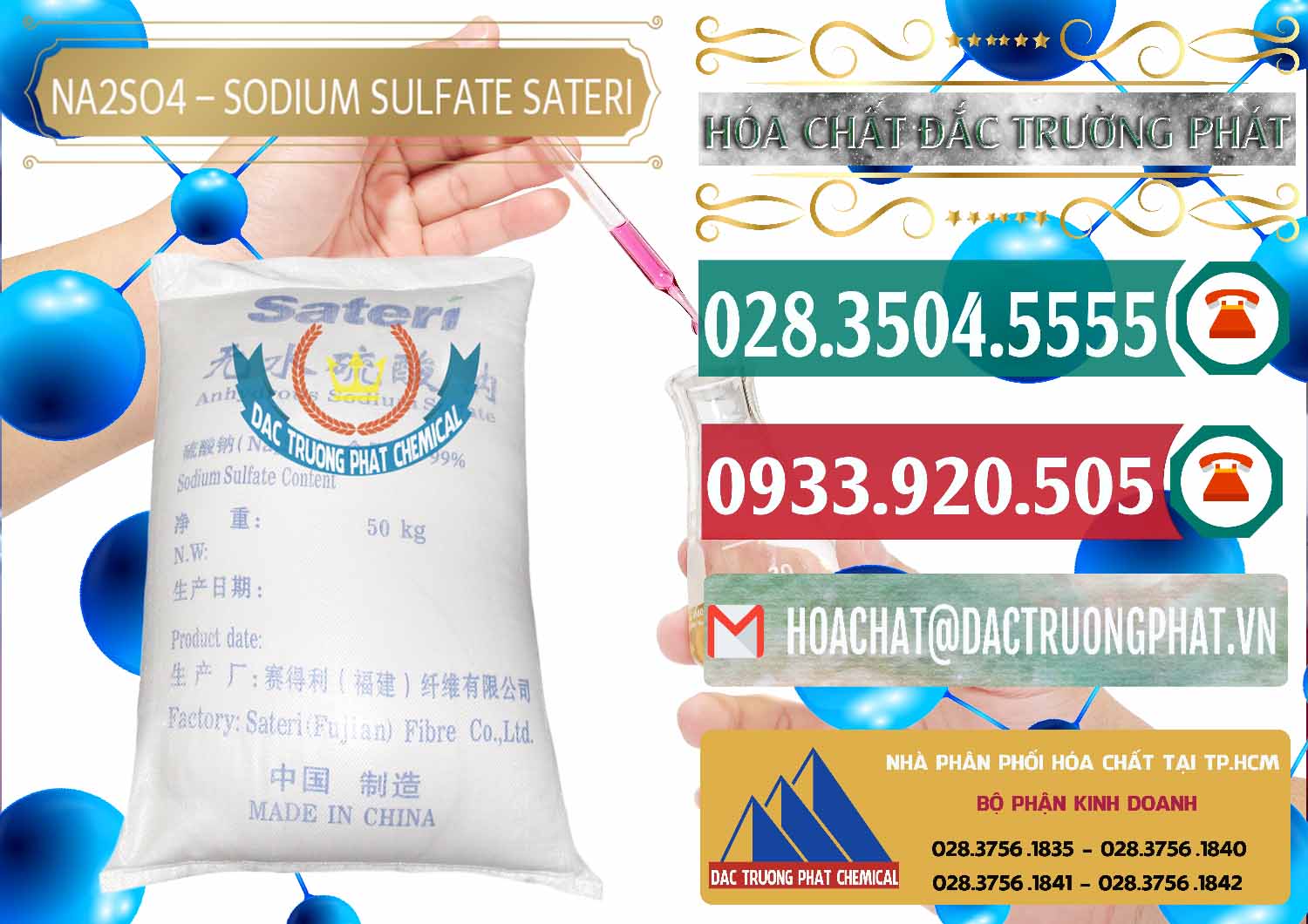 Nơi chuyên cung ứng \ bán Muối Sulfate Sodium Bột \ Muối Sulfate Sateri Trung Quốc China Cty bán _ cung cấp Sodium Sulphate - Muối Sunfat Na2SO4 Sateri Trung Quốc China - 0100 - Chuyên cung cấp & phân phối hóa chất tại TP.HCM - muabanhoachat.vn