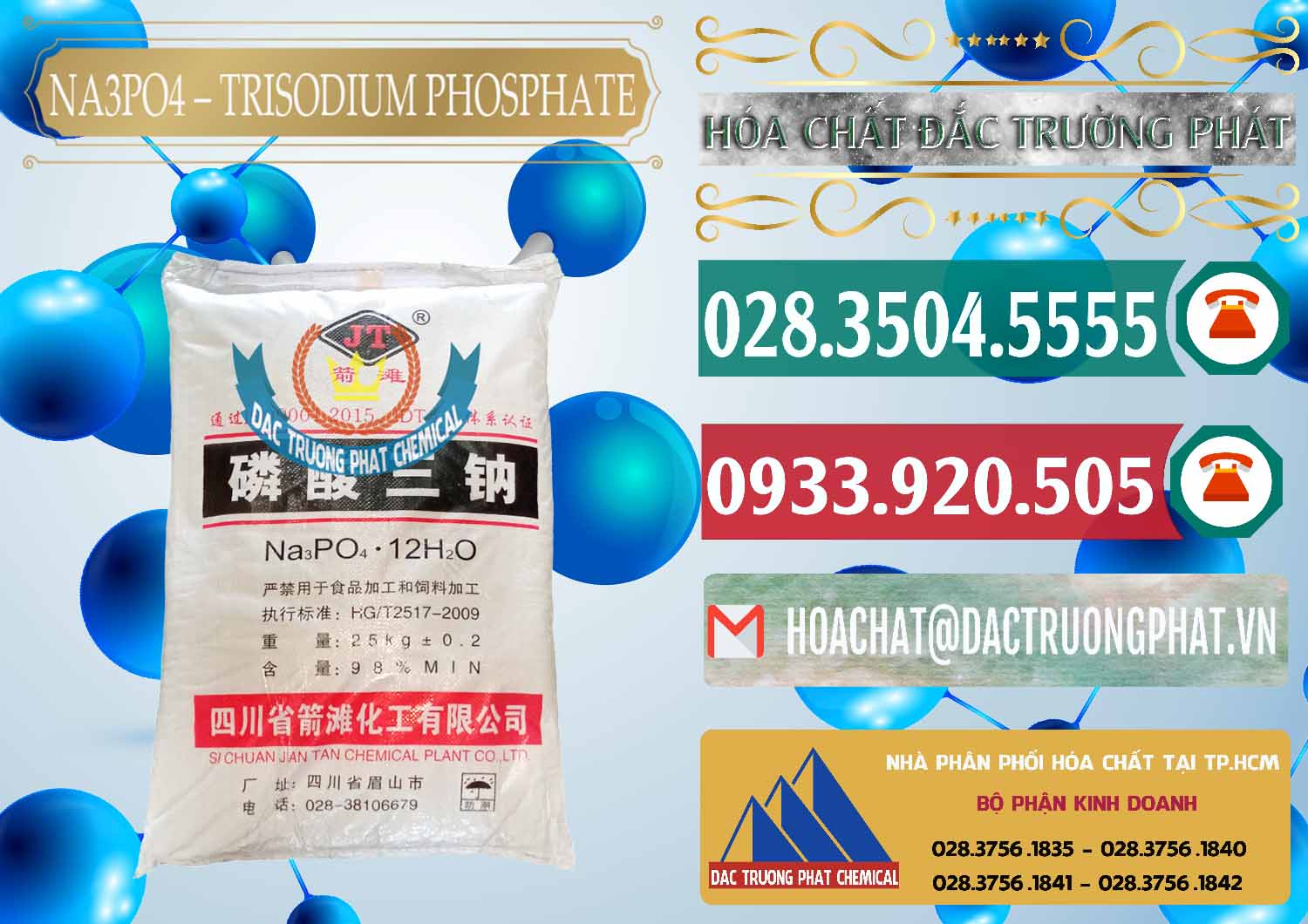 Công ty chuyên nhập khẩu - bán Na3PO4 – Trisodium Phosphate Trung Quốc China JT - 0102 - Nhà cung cấp ( phân phối ) hóa chất tại TP.HCM - muabanhoachat.vn