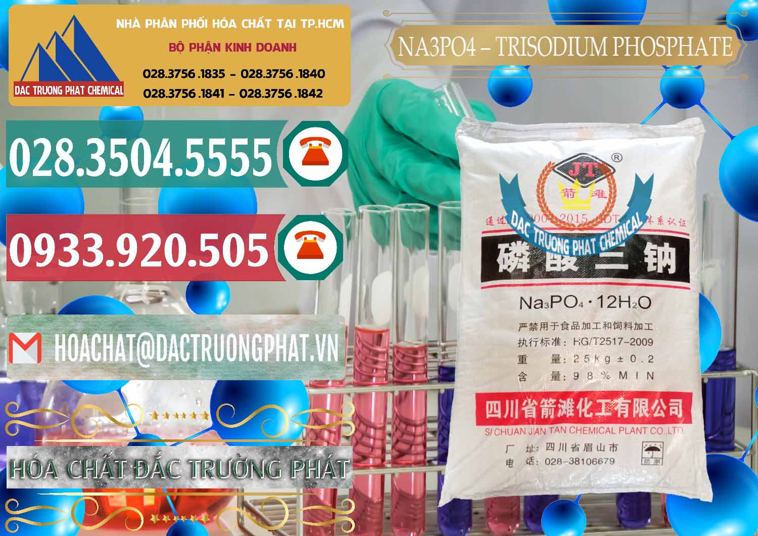 Phân phối ( bán ) Na3PO4 – Trisodium Phosphate Trung Quốc China JT - 0102 - Nơi chuyên cung cấp _ bán hóa chất tại TP.HCM - muabanhoachat.vn
