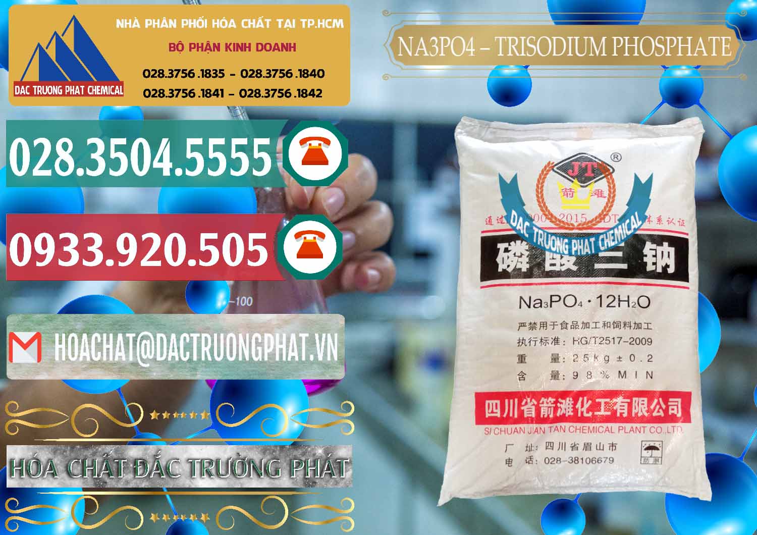 Công ty nhập khẩu và bán Na3PO4 – Trisodium Phosphate Trung Quốc China JT - 0102 - Nơi cung cấp và bán hóa chất tại TP.HCM - muabanhoachat.vn