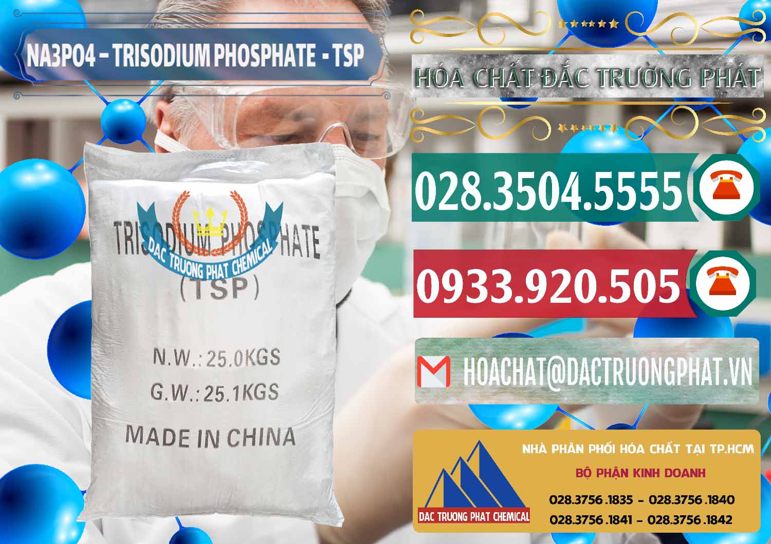 Nhà cung ứng và bán Na3PO4 – Trisodium Phosphate Trung Quốc China TSP - 0103 - Phân phối _ bán hóa chất tại TP.HCM - muabanhoachat.vn