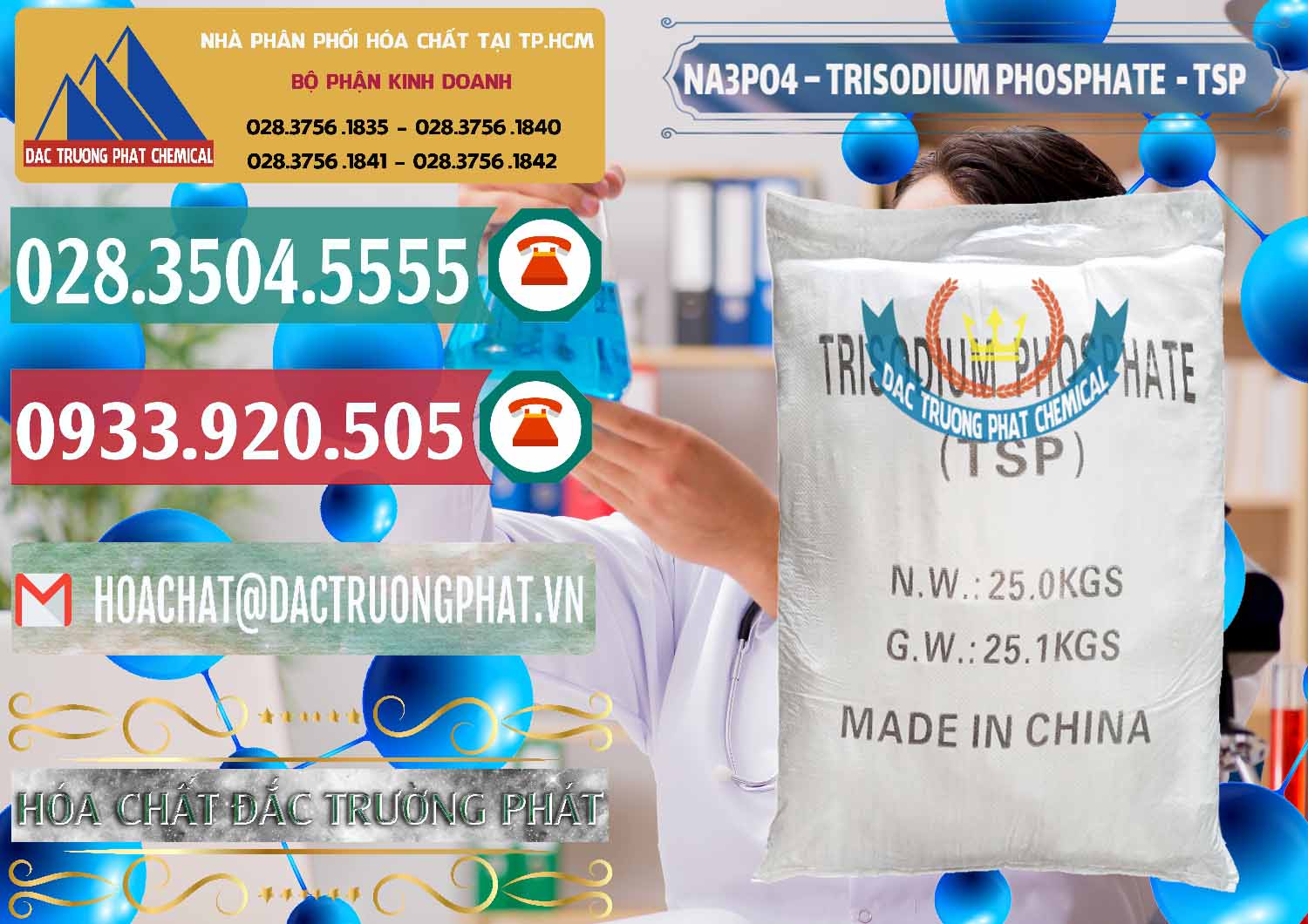 Nơi kinh doanh và bán Na3PO4 – Trisodium Phosphate Trung Quốc China TSP - 0103 - Công ty kinh doanh & phân phối hóa chất tại TP.HCM - muabanhoachat.vn
